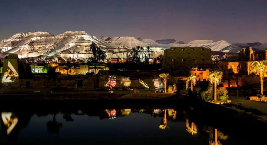 sound and light show in Karnak